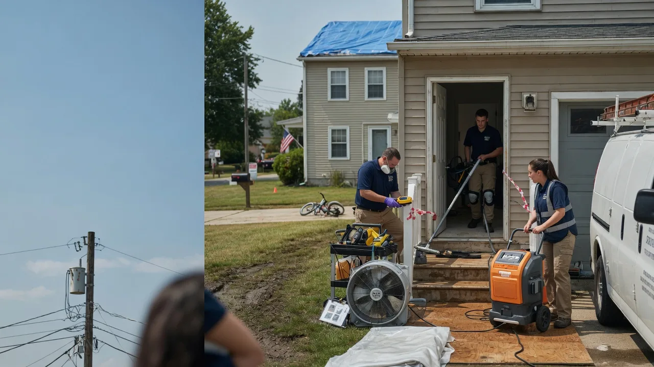 Water Damage Repair in Center Line, MI near me